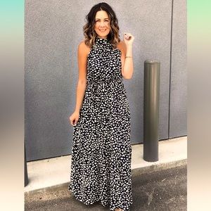 Halter maxi dress